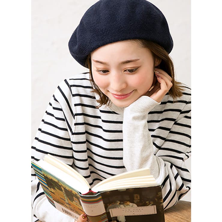 gen hat さん　帽子が乗ったフェルトベレー帽 楽天市場】ベレー帽 レディース ベレー 帽 帽子 フェルトベレー