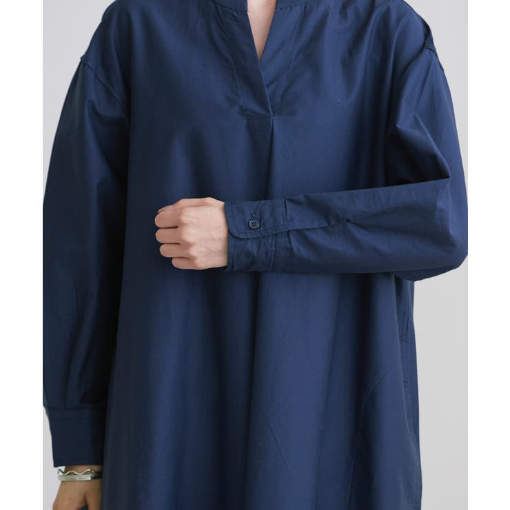 知的な大人のシンプルコーデ。スキッパーシャツワンピ ワンピース シャツワンピ | HAPPY急便 by VERITA.JP | 詳細画像10 