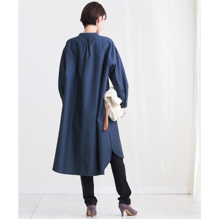 知的な大人のシンプルコーデ。スキッパーシャツワンピ ワンピース シャツワンピ | HAPPY急便 by VERITA.JP | 詳細画像14 
