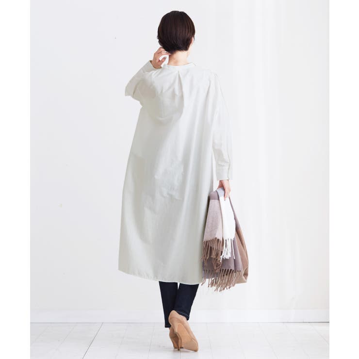 知的な大人のシンプルコーデ。スキッパーシャツワンピ ワンピース シャツワンピ | HAPPY急便 by VERITA.JP | 詳細画像18 