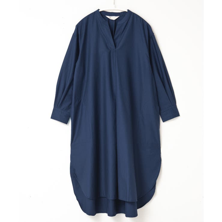 知的な大人のシンプルコーデ。スキッパーシャツワンピ ワンピース シャツワンピ | HAPPY急便 by VERITA.JP | 詳細画像6 