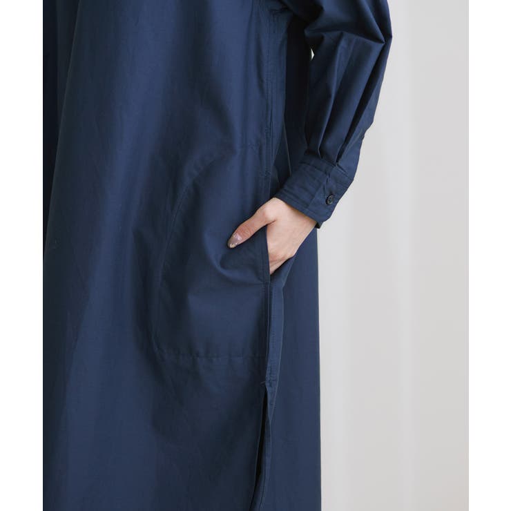 知的な大人のシンプルコーデ。スキッパーシャツワンピ ワンピース シャツワンピ | HAPPY急便 by VERITA.JP | 詳細画像9 