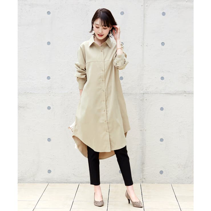 品の良い素材で作る大人旬style ピーチ生地のシャツワンピ ワンピース ワンピ 品番 Hpxw Happy急便 By Verita Jp ハッピーキュウビン のレディースファッション通販 Shoplist ショップリスト