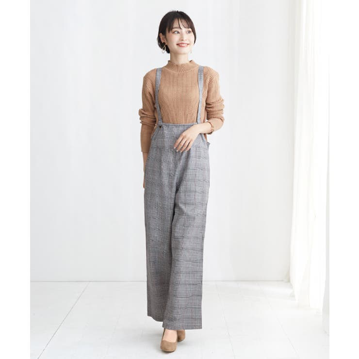 旬のコーデが完成。チェック柄サロペット オールインワン サロペット | HAPPY急便 by VERITA.JP | 詳細画像2 
