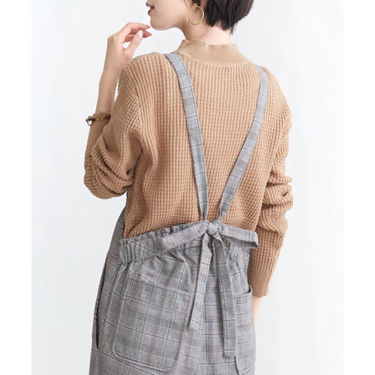 旬のコーデが完成。チェック柄サロペット オールインワン サロペット | HAPPY急便 by VERITA.JP | 詳細画像3 