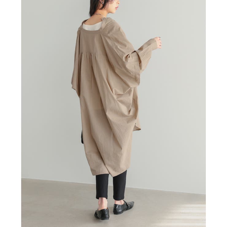 さらっと着るだけでこなれ感。オーバーサイズシャツワンピ ワンピース シャツ | HAPPY急便 by VERITA.JP | 詳細画像13 