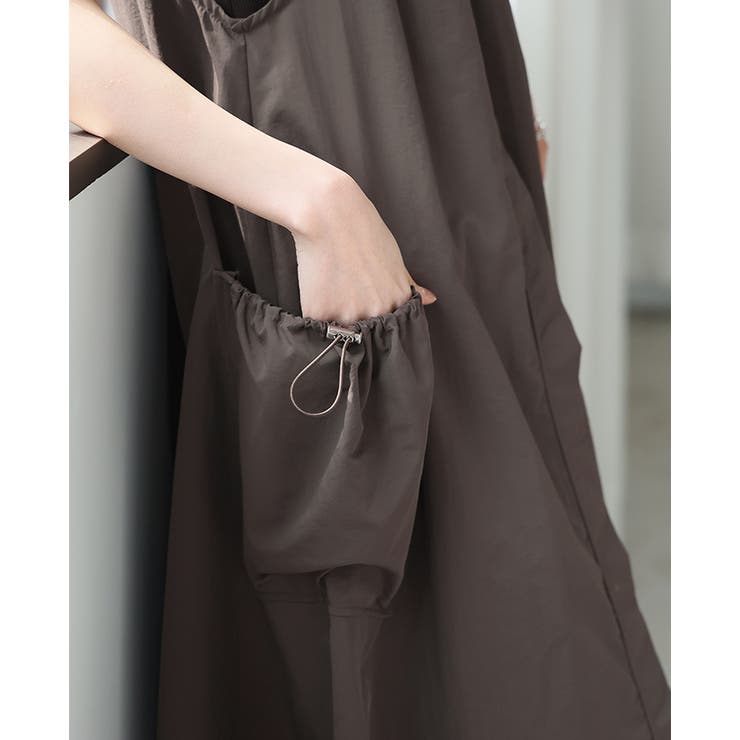 UV＆撥水＆接触冷感で毎日快適。機能付きAラインジャンパースカート ジャンスカ … | HAPPY急便 by VERITA.JP | 詳細画像12 