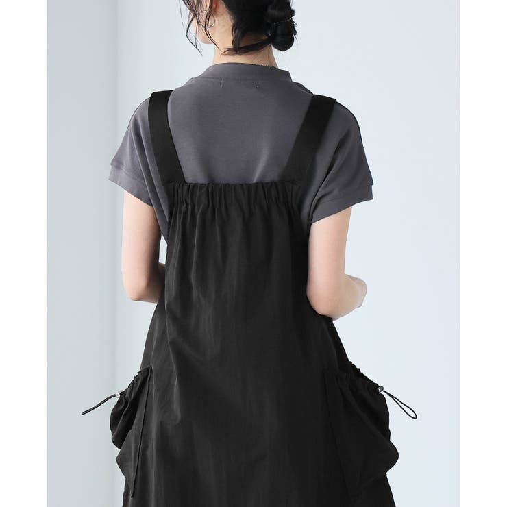 UV＆撥水＆接触冷感で毎日快適。機能付きAラインジャンパースカート ジャンスカ … | HAPPY急便 by VERITA.JP | 詳細画像18 