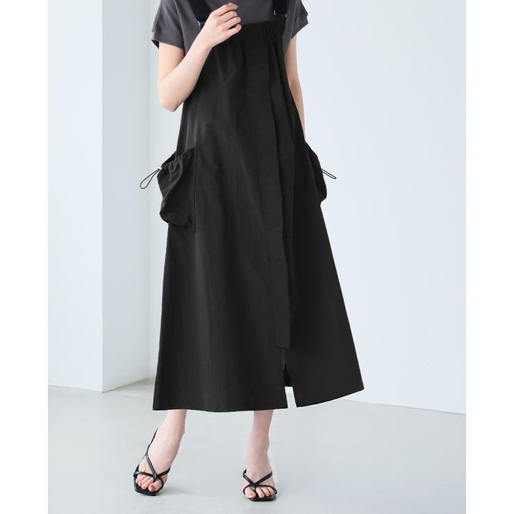 UV＆撥水＆接触冷感で毎日快適。機能付きAラインジャンパースカート ジャンスカ … | HAPPY急便 by VERITA.JP | 詳細画像19 