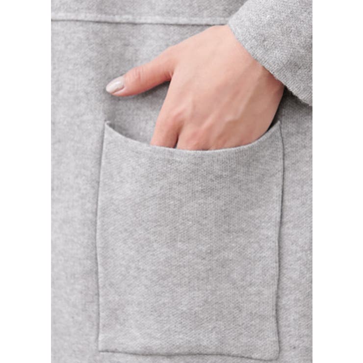 着心地抜群！肌に馴染むなめらかなニット。コート風ニットカーディガン カーディガン | HAPPY急便 by VERITA.JP | 詳細画像11 