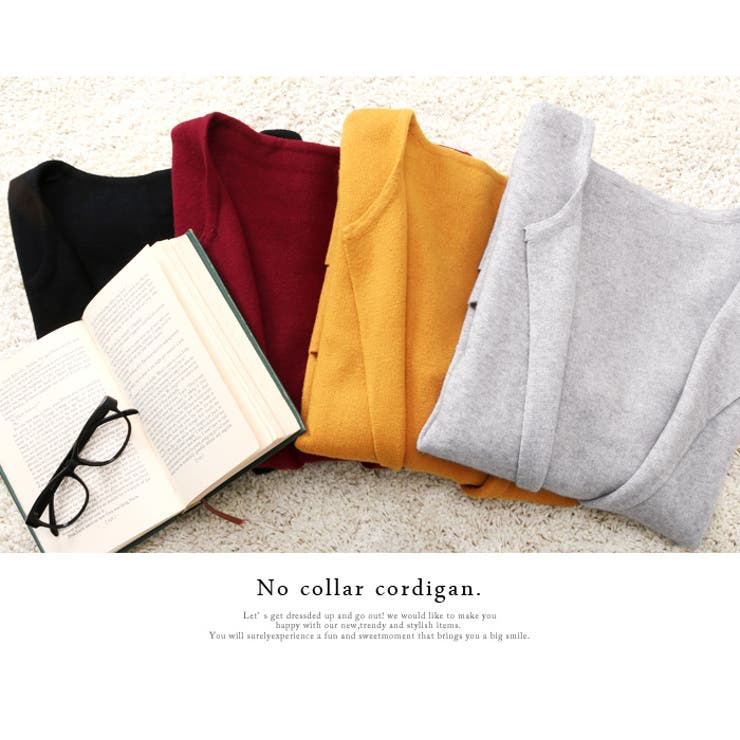 着心地抜群！肌に馴染むなめらかなニット。コート風ニットカーディガン カーディガン | HAPPY急便 by VERITA.JP | 詳細画像21 