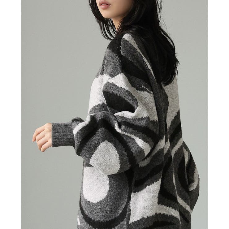 ほどよく個性を纏う。マーブルモヘアカーディガン カーデ カーディガン | HAPPY急便 by VERITA.JP | 詳細画像6 