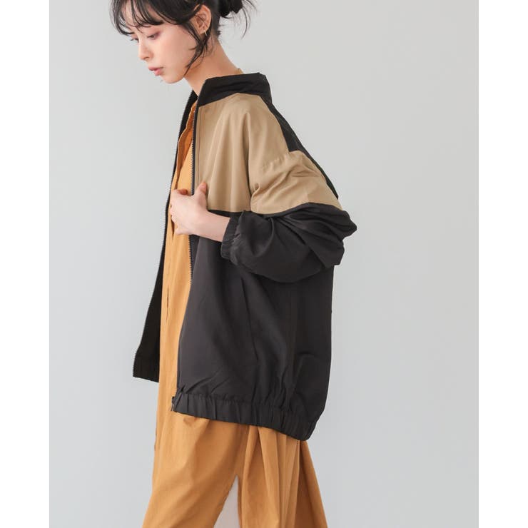 大人のカジュアルアウター。配色スタンドカラージップアップブルゾン ブルゾン ジャ… | HAPPY急便 by VERITA.JP | 詳細画像10 