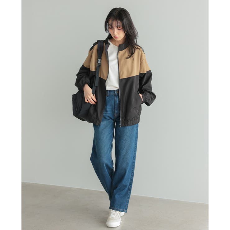 大人のカジュアルアウター。配色スタンドカラージップアップブルゾン ブルゾン ジャ… | HAPPY急便 by VERITA.JP | 詳細画像7 