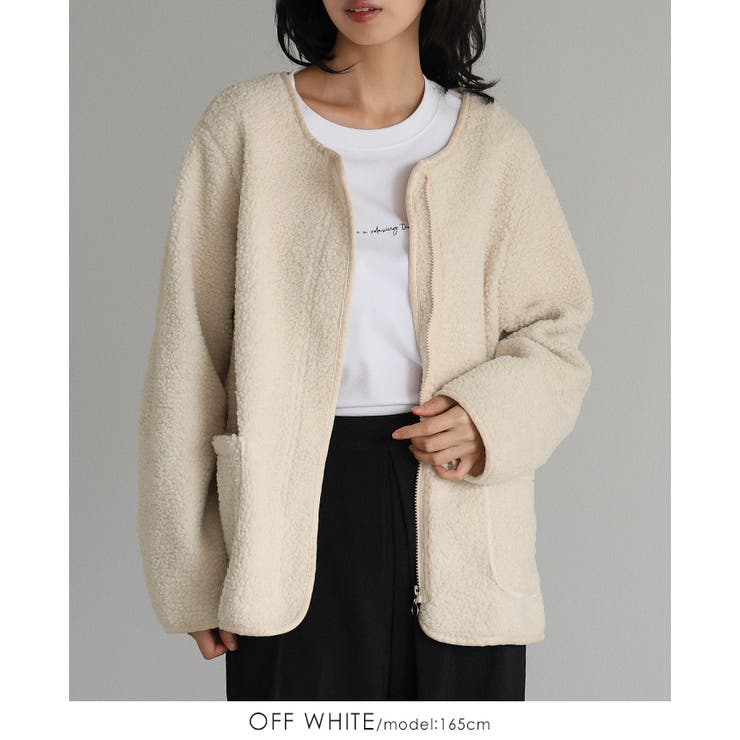 大人可愛い、あったかアウター。ボアジャケット ジャケット ボア | HAPPY急便 by VERITA.JP | 詳細画像4 