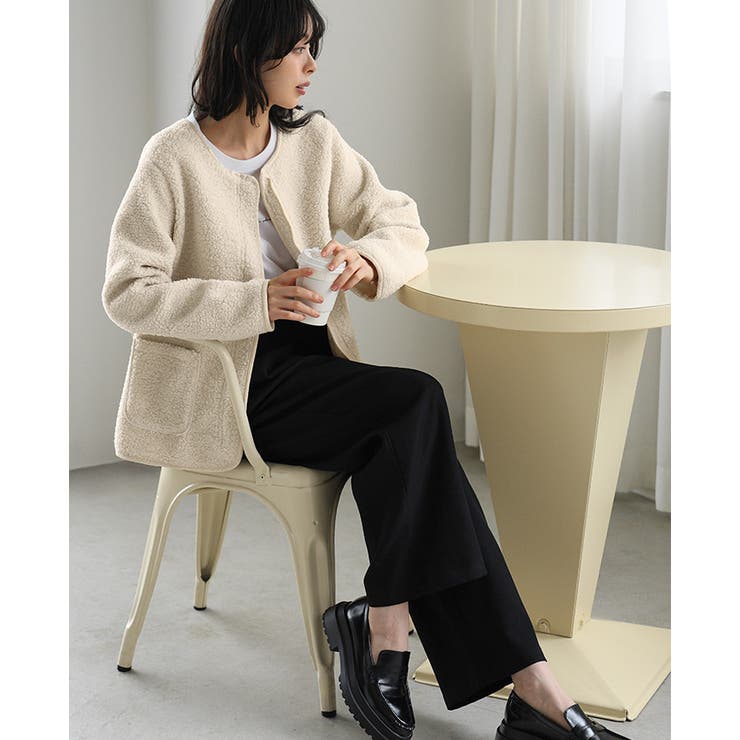 大人可愛い、あったかアウター。ボアジャケット ジャケット ボア | HAPPY急便 by VERITA.JP | 詳細画像8 