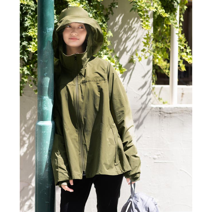 【美品】PICTURE撥水パーカー WomenM 梅雨時期も安心、撥水パーカー≪洗濯機で洗える≫ | la.f