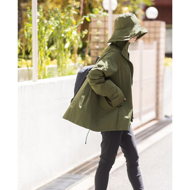 秋の行楽も！360度絶対焼かない！撥水加工 帽子パーカーブルゾン アウター | HAPPY急便 by VERITA.JP | 詳細画像21 