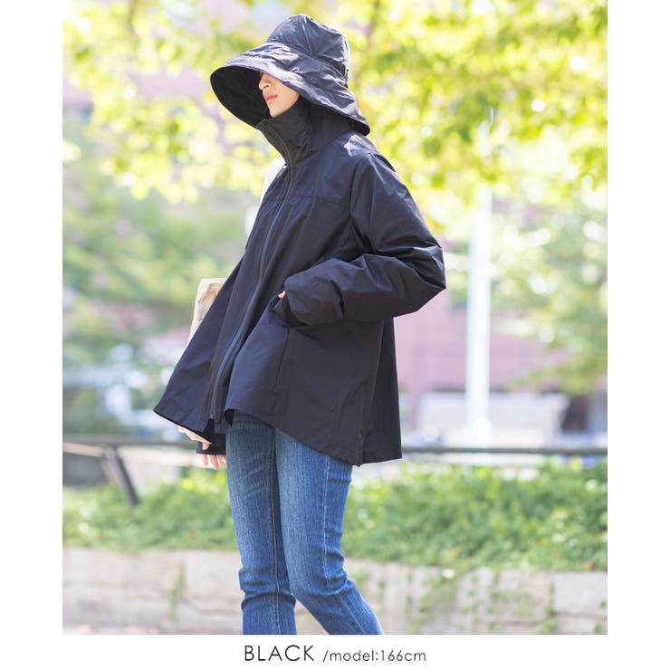 秋の行楽も！360度絶対焼かない！撥水加工 帽子パーカーブルゾン アウター | HAPPY急便 by VERITA.JP | 詳細画像22 