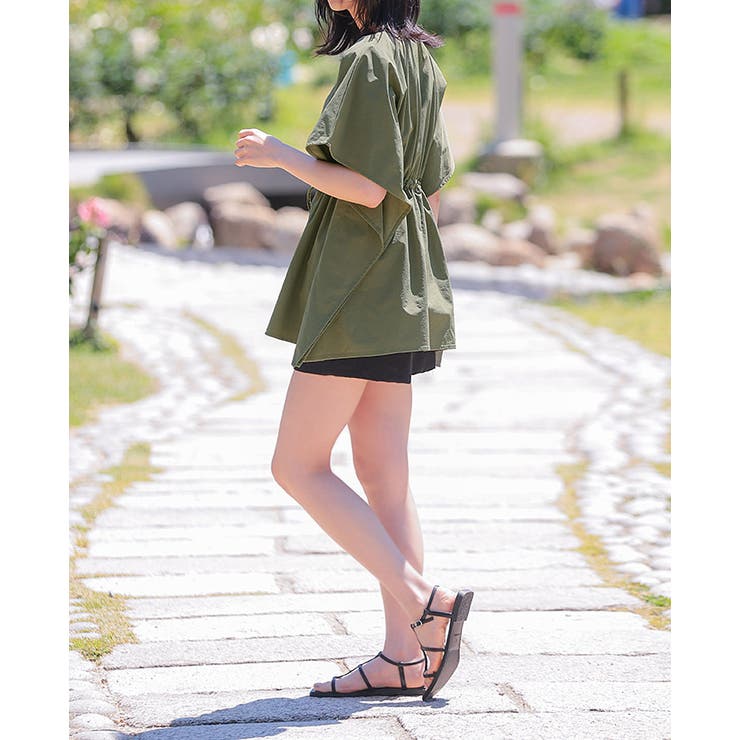 【SPF50+UVカット水陸両用ラッシュガード】ゆったりポンチョトップス（別売り… | HAPPY急便 by VERITA.JP | 詳細画像11 