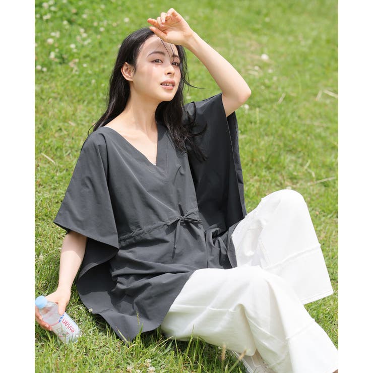 【SPF50+UVカット水陸両用ラッシュガード】ゆったりポンチョトップス（別売り… | HAPPY急便 by VERITA.JP | 詳細画像24 