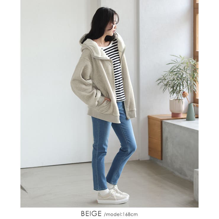 Oumtokyo  Ω切替ハイネックビッグパーカー アイボリー BALMUNG（バルムング）の「BALMUNG / ハイネックビッグパーカー