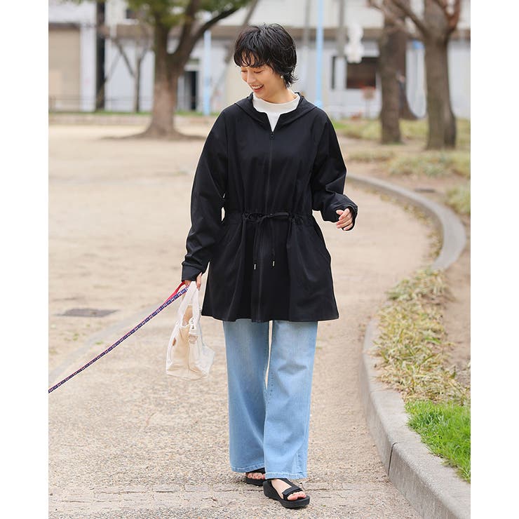 素早く乾いてさらっと快適！UV＆DRYタッチ指穴付きロング丈ジップアップパーカー… | HAPPY急便 by VERITA.JP | 詳細画像16 