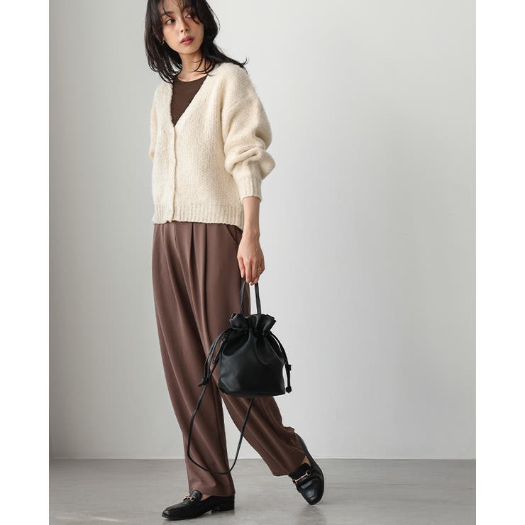 優しいぬくもりに包まれる。ジャガード編み起毛カーディガン カーデ カーディガン | HAPPY急便 by VERITA.JP | 詳細画像10 