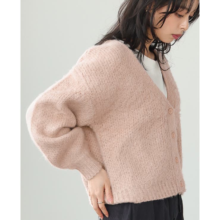 優しいぬくもりに包まれる。ジャガード編み起毛カーディガン カーデ カーディガン | HAPPY急便 by VERITA.JP | 詳細画像13 
