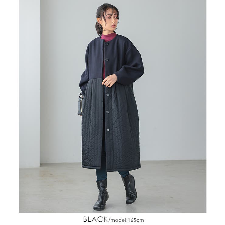 シルエットに拘った、お気に入りの1枚。フェイクウール＆キルティング