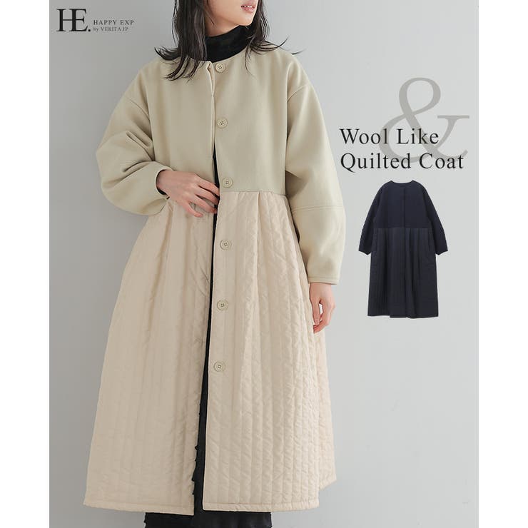 シルエットに拘った、お気に入りの1枚。フェイクウール＆キルティング