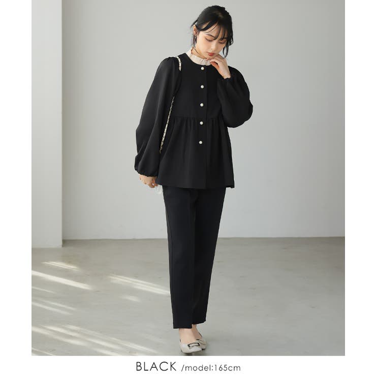 女性らしいシルエットを約束。ペプラムジャケット ジャケット ペプラム