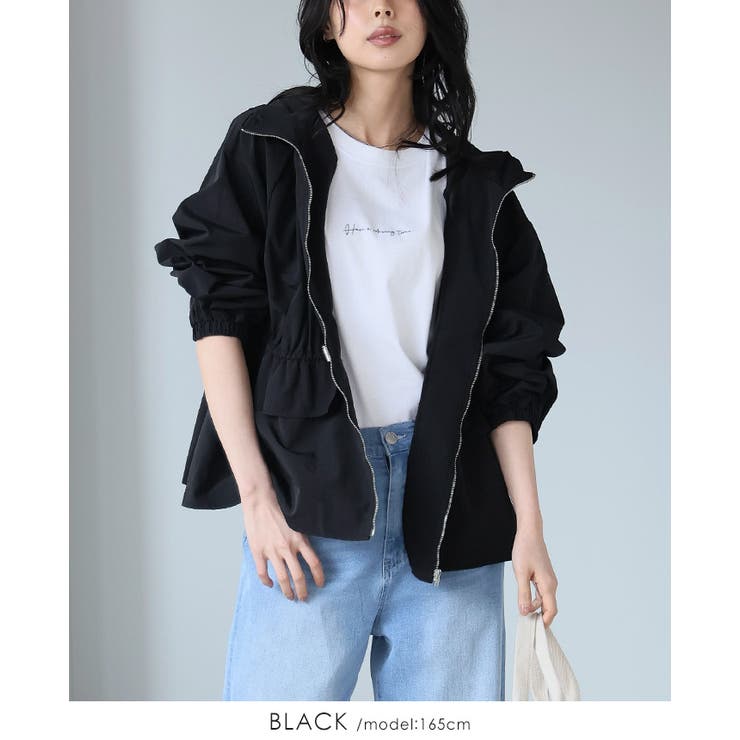 UV＆撥水＆接触冷感で毎日快適。機能付きフレアブルゾン ジャンパー パーカー | HAPPY急便 by VERITA.JP | 詳細画像7 