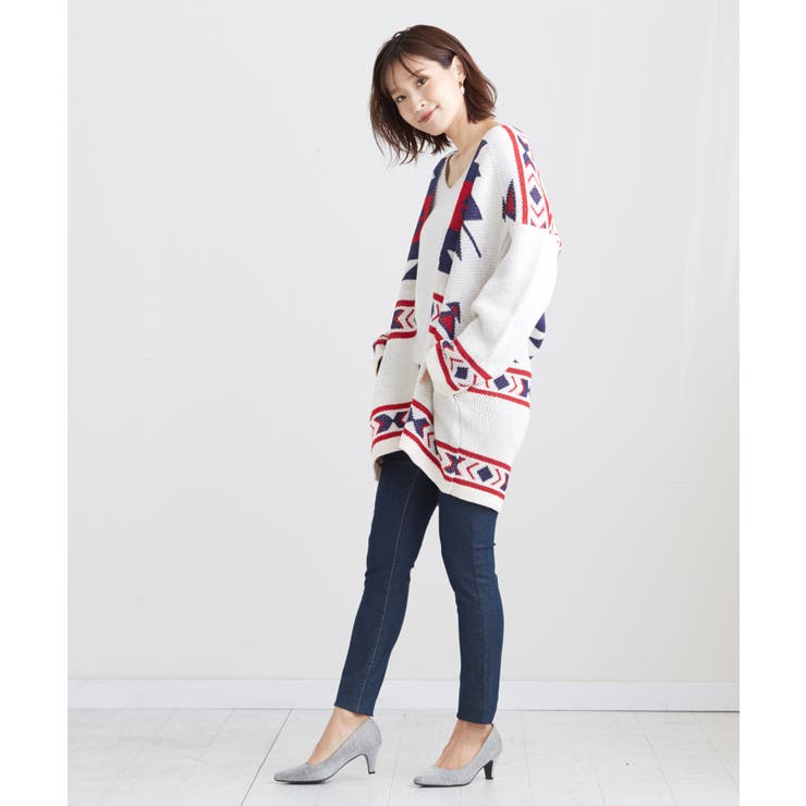 これ1枚でワンランク上のコーデになる！オルテガ柄 ニットカーディガン カーディガン | HAPPY急便 by VERITA.JP | 詳細画像13 