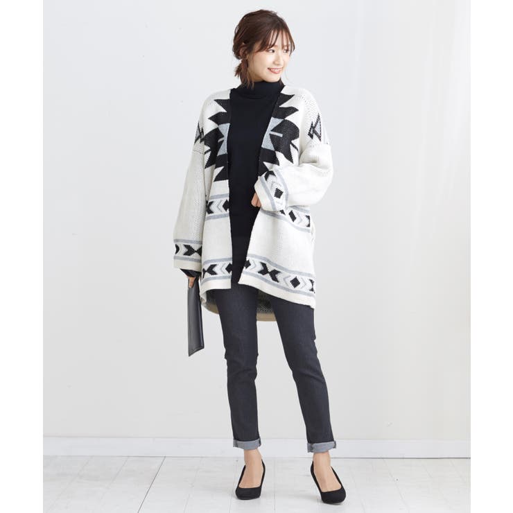 これ1枚でワンランク上のコーデになる！オルテガ柄 ニットカーディガン カーディガン | HAPPY急便 by VERITA.JP | 詳細画像15 