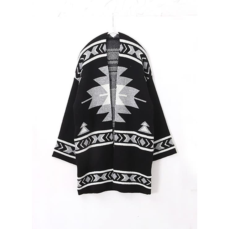 これ1枚でワンランク上のコーデになる！オルテガ柄 ニットカーディガン カーディガン | HAPPY急便 by VERITA.JP | 詳細画像2 