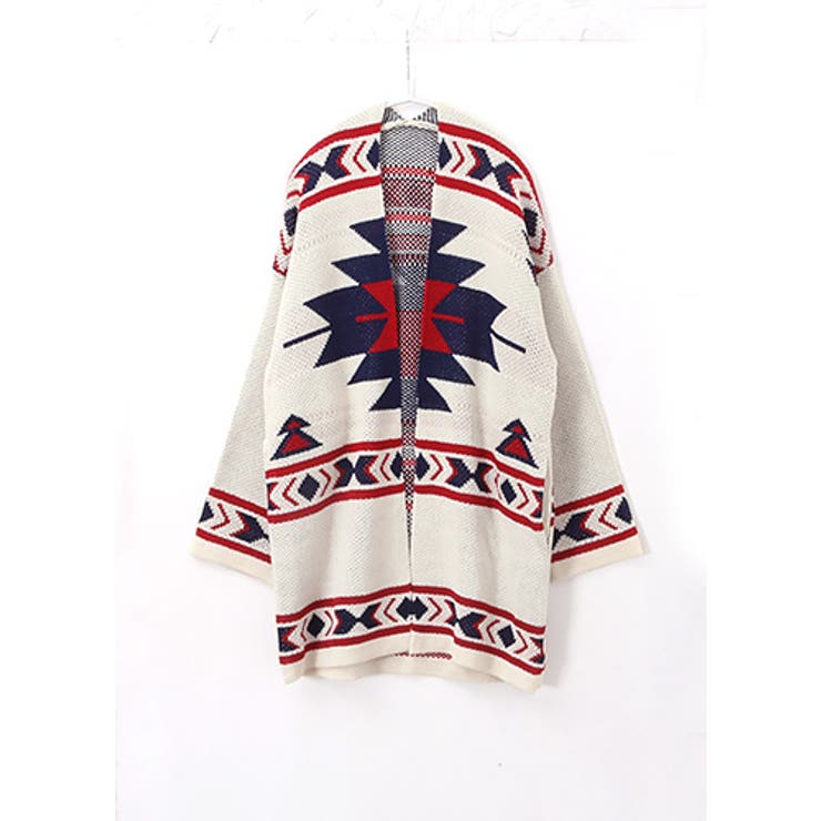 これ1枚でワンランク上のコーデになる！オルテガ柄 ニットカーディガン カーディガン | HAPPY急便 by VERITA.JP | 詳細画像3 