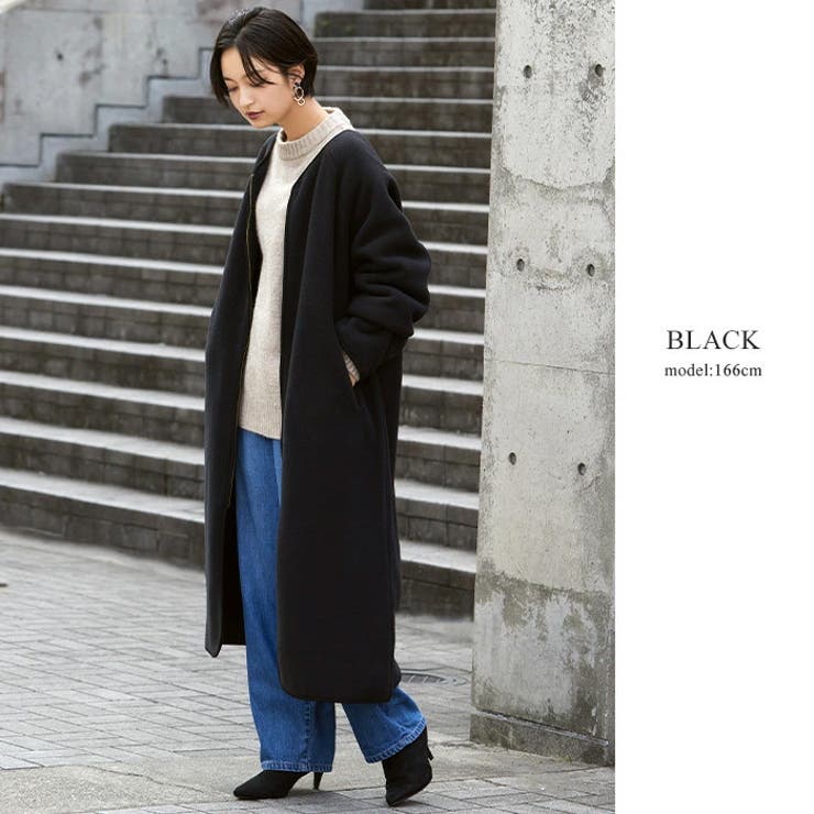 一気に大人モード ゆったりbigシルエットあったかパイピングボアコート もこもこ 品番 Hpxw Happy急便 By Verita Jp ハッピーキュウビン のレディースファッション通販 Shoplist ショップリスト