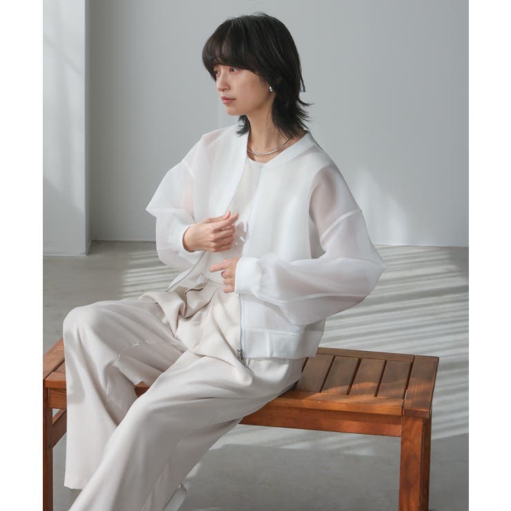 抜け感が出る、大人のライトアウター。ダンボールシアーMA 1 MA | HAPPY急便 by VERITA.JP | 詳細画像9 