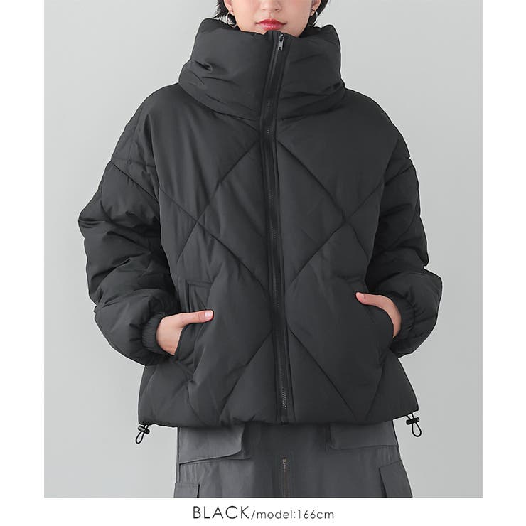 毎日着たくなる、あったかアウター。ダイヤキルトBIGカラーブルゾン ダウン コー… | HAPPY急便 by VERITA.JP | 詳細画像10 