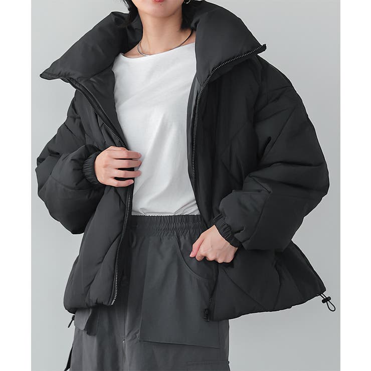 毎日着たくなる、あったかアウター。ダイヤキルトBIGカラーブルゾン ダウン コー… | HAPPY急便 by VERITA.JP | 詳細画像13 