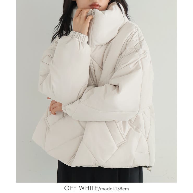 毎日着たくなる、あったかアウター。ダイヤキルトBIGカラーブルゾン ダウン コー… | HAPPY急便 by VERITA.JP | 詳細画像5 