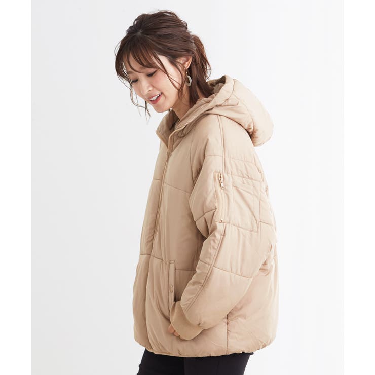 軽くて暖かいアウターみつけた。BIGファイバーダウンコート ダウン