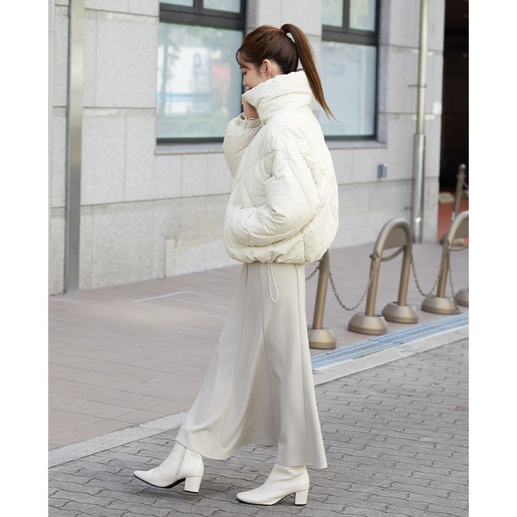 大人のデイリーアウター。ダイヤキルトBIGカラーブルゾン ブルゾン