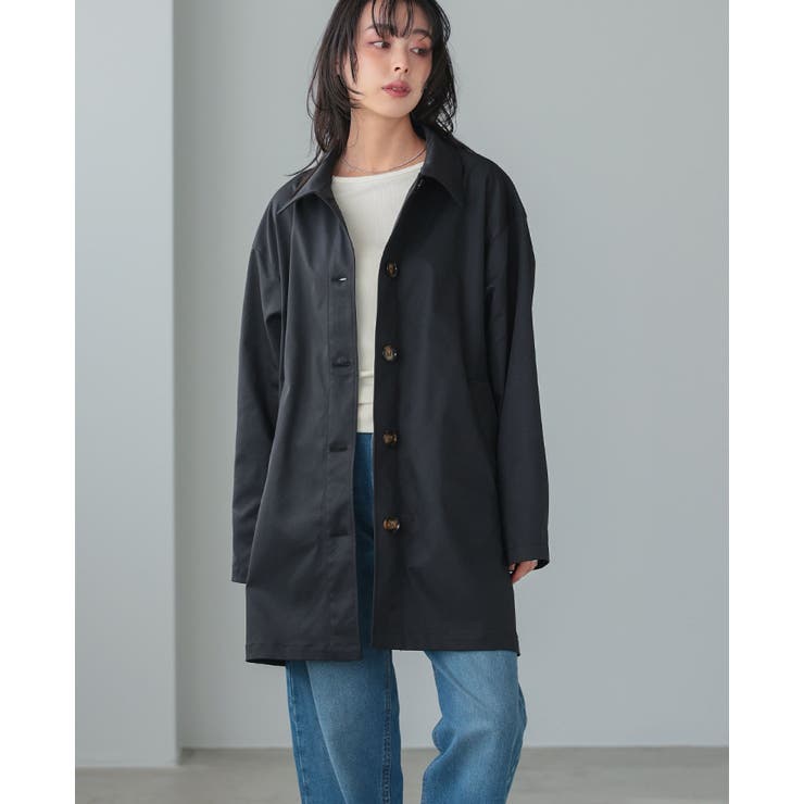 アレンジできる2wayコート。スカーフ付ステンカラーコート コート アウター | HAPPY急便 by VERITA.JP | 詳細画像19 