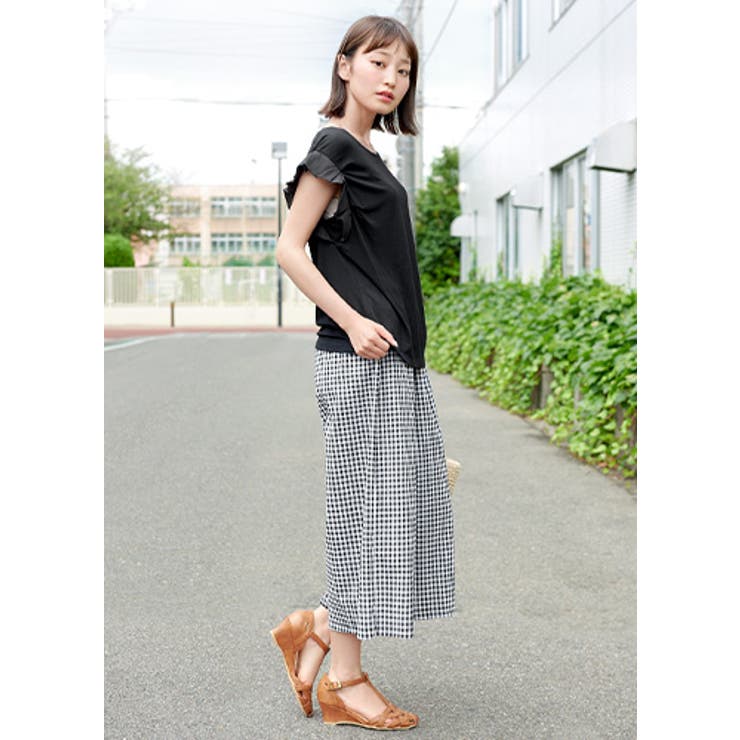 ✨美品✨キャピタル ブラックウォッチ柄 ガウチョパンツ 変形パンツ チェック柄 KAPITAL キャピタル ブラックウォッチチェック パンツ - メルカリ