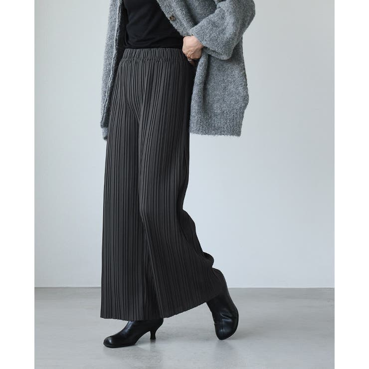 大人の余裕を感じるリラクシーパンツ。ランダムプリーツパンツ パンツ プリーツ | HAPPY急便 by VERITA.JP | 詳細画像16 