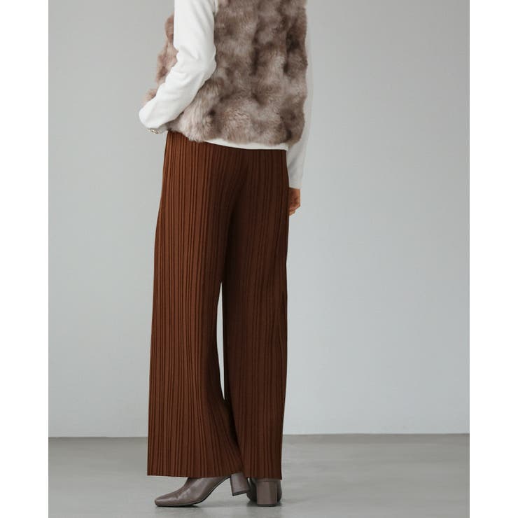 大人の余裕を感じるリラクシーパンツ。ランダムプリーツパンツ パンツ プリーツ | HAPPY急便 by VERITA.JP | 詳細画像5 