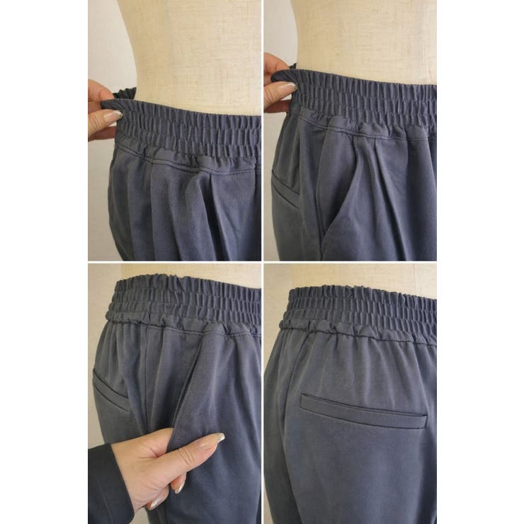 ラクなのにきちんと見える。とろみ素材リラックスイージーパンツ パンツ ワイドパン… | HAPPY急便 by VERITA.JP | 詳細画像10 