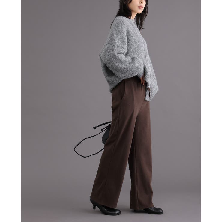 この触り心地クセになる。さらふわリブパンツ パンツ ストレートパンツ | HAPPY急便 by VERITA.JP | 詳細画像29 